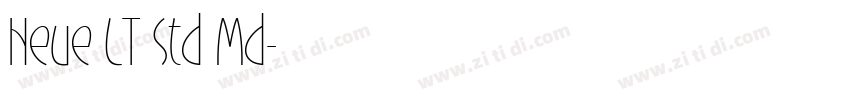 Neue LT Std Md字体转换